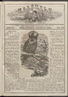 Աւետաբեր տղայոց համար, 1885, հատոր ԺԴ, թիւ 10 (Հոկտեմբեր 1)