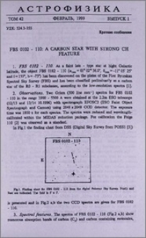 FBS 0102 - 110: a carbon star with strong CH feature
