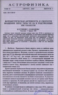 Фотометрическая активность и скорости вращения звезд типа UX Ori и родственных им объектов