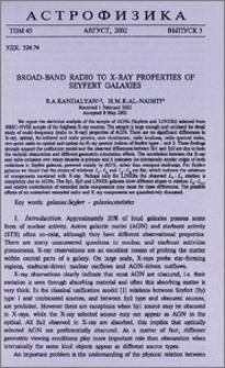 Broad-band radio to X-ray properties of Seyfert galaxies