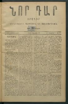 Նորագիր Կ. Պօլսոյ, 1876, Ը տարի, թիւ 1917 (16 Դեկտեմբեր)