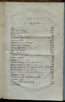 Երեւակ, 1859,Հատոր Զ, Ցանկ