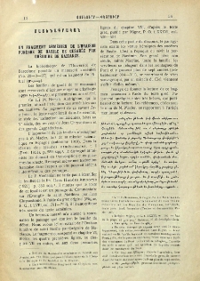 Un fragment arménien de l'oraison funèbre de Basile de Césarée par Grégoire de Nazianze