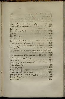 Երեւակ, 1860,Հատոր Է, Ցանկ