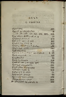 Երեւակ, 1860,Հատոր Ը, Ցանկ