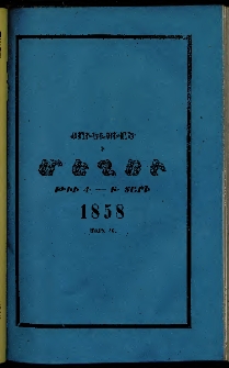 Մեղու, 1858, Երկրորդ տարի, թիւ 4 (Յաւելուած)