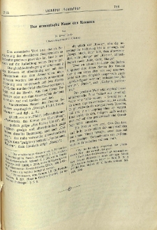 Der armenische Name des Kreuzes