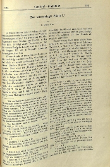 Zur Chronologie Ašots I