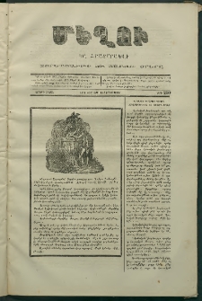 Մեղու, 1874, Երրորդ շրջան, թիւ 210 (13 Փետրվար)