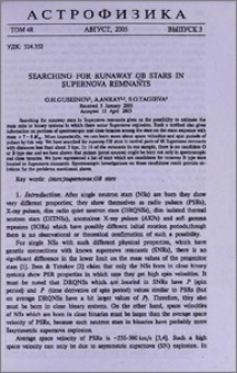 Searching for runaway OB stars in supernova remnants