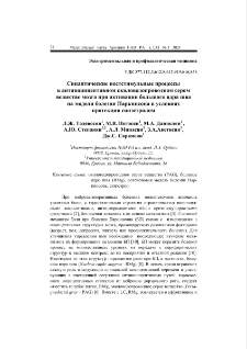 Синаптические постстимульные процессы в антиноцицептивном околоводопроводном сером веществе мозга при активации большого ядра шва на модели болезни Паркинсона в условиях протекции синэстролом