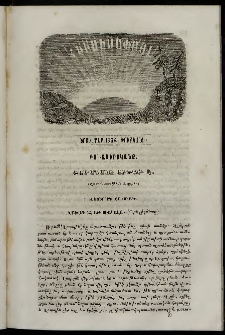 Հիւսիսափայլ, 1864, Վեցերորդ տարեգնացք, Նոյեմբեր
