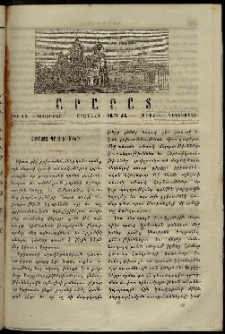Արարատ, 1878, ԺԱ տարի, ԺԱ շրջան, թիւ ԺԱ-ԺԲ (Նոյեմբեր-Դեկտեմբեր)