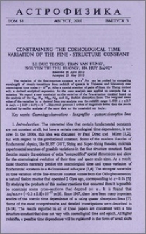 Constraining the cosmological time variation of the fine-structure constant