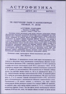 Об облучении пыли в молекулярных облаках. IV. Дозы