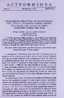 Equilibrium structure of rotationally and tidally distorted Prasad model including the effect of mass variation inside the star