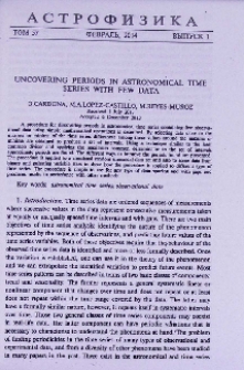 Uncovering periods in astronomical time series with few data