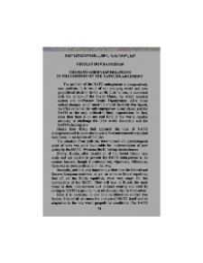 The NATO-Armenian relations in the context of the NATO enlargement