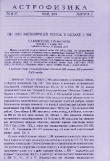 HH 1050: Биполярный поток в облаке L 988