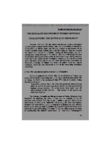 The Kemalist discourse in Turkey between 1960 and 1980: Challenging the republican ideology?