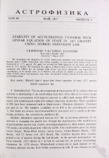 Stability of accelerating universe with linear equation of state in ƒ(T) gravity using hybrid expansion law