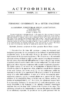 Fermionic Condensate in de Sitter Spacetime