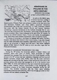 Armenians in Poland in the 20th century