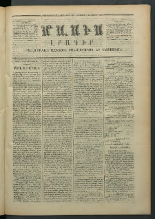 Մասիս, 1873, Քսանեւերկեւերորդ տարի, թիւ 1411 (Յուլիս 19)