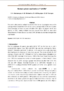 Revised optical classification of “LINERs”