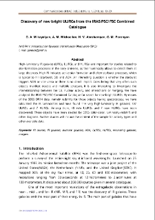 Discovery of new bright ULIRGs from the IRAS PSC/FSC Combined Catalogue