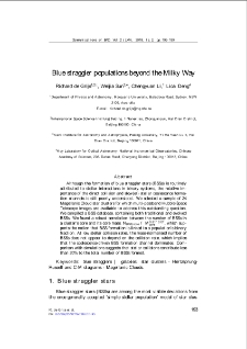 Blue straggler populations beyond the Milky Way
