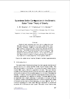 Superdense Stellar Configurations in the Bimetric Scalar-Tensor Theory of Gravity