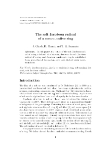 The soft Jacobson radical of a commutative ring