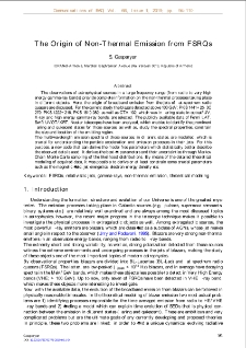 The Origin of Non-Thermal Emission from FSRQs