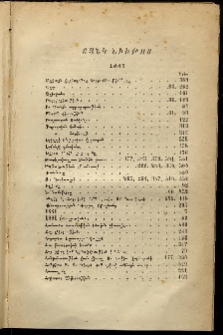 Արեւելեան մամուլ, 1882, Երկոտասաներորդ Տարի, Ցանկ նիւթոց