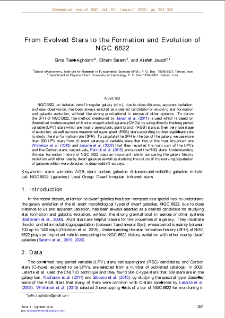 From Evolved Stars to the Formation and Evolution of NGC 6822