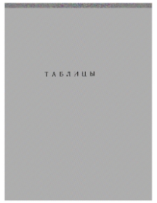 Таблицы
