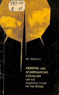 Armenia and Mountainous Karabakh on the Political Scene of the World