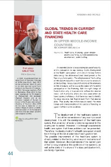 Global Trends in Current and State Health Care Financing in Upper-Middle-Income Countries