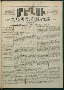 Մեղու Հայաստանի, 1874 ամի, ԺԷ տարի, համար 49 (Դեկտեմբեր 7)