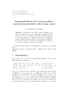 Exponential decay for a strain gradient porous thermoelasticity with second sound