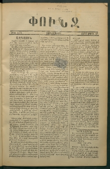 Փունջ, 1877, թիւ 1171 (Ապրիլ 27)