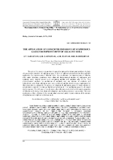 The Application of conserved emissions of sulphurous gases for improvement of alkaline soils