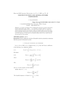 Smooth functions and general Fourier coefficients