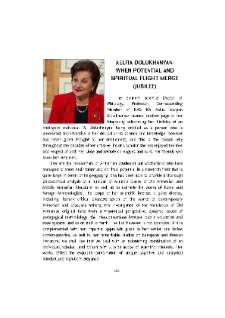 Aelita Dolukhanyan: When Potential And Spiritual Flight Merge (Jubilee)
