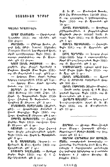 Ստացուած գրքեր