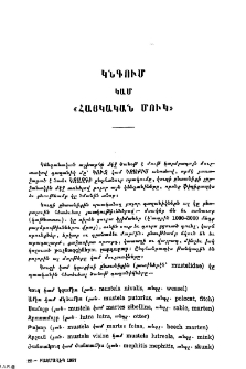 Կնգում կամ «Հայկական մուկ»