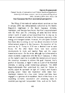 Iran-Caucasus ties from economical perspective