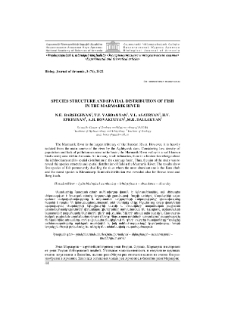 Species structure and spatial distribution of fish in the Marmarik river