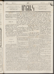 Մշակ, 1877, Վեցերորդ տարի, Թիւ 35 (Մայիսի 19 (31)